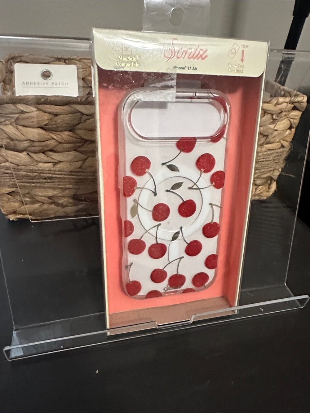 Sonix Cherry Clear iPhone Case with Red Cherry Design MagSafe for iPhone 17 Air